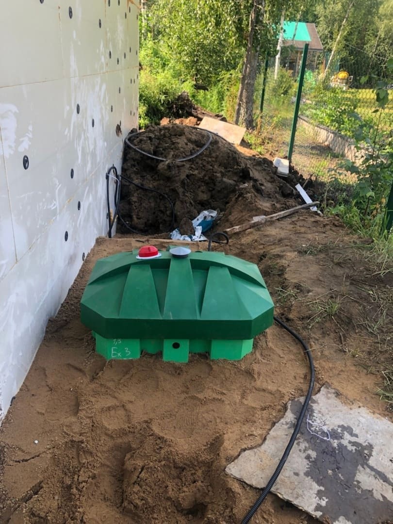 Септик Mezler aero 3 un, компрессорная горизонтальная